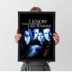 i know what you did last summer movie poster, a4 a3 a2 a1, home wall decor, christmas gift