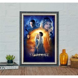 stardust movie poster, stardust (2007) movie poster, vintage canvas cloth photo print