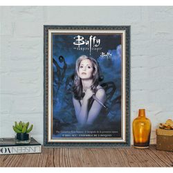buffy the vampire slayer movie poster, classic movie poster, canvas cloth photo print