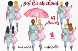 best friends soul sisters clipart graphic png, friends png, friends clipart