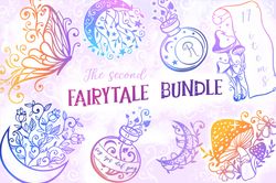 fairytale bundle svg, potion svg, fairy tale svg, moon svg