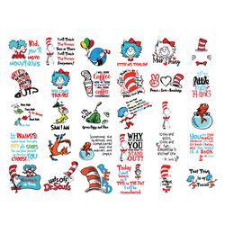 bundle dr seuss svg, dr seuss svg, dr seuss birthday svg, miss thing svg, dr seuss hat svg, c