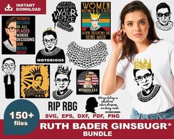 150 ruth bader ginsbugr svg, trending svg, ruth bader svg