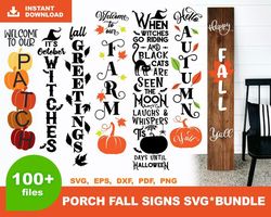 100 porch fall signs, trending svg, fall season svg