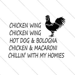 chicken wing svg, trending svg, chicken wing song, chicken wing trend, chicken wing tik tok, chicken svg, hot dog svg, b
