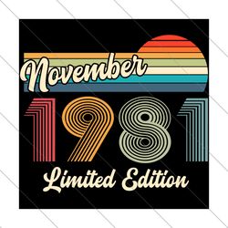 november 1981 birthday svg