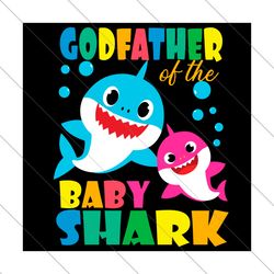 godfather of the baby shark svg