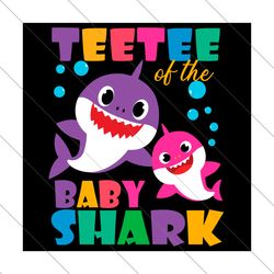 teetee of the baby shark svg