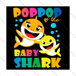 poppop of the baby shark svg