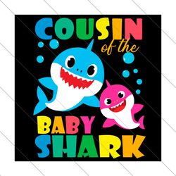 counsin of the baby shark svg