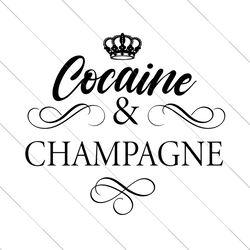 cocaine and champagne svg