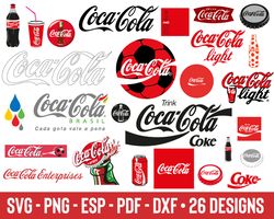 coca cola bundle svg, coca cola svg, 26 designs