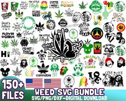 150 files weed svg bundle