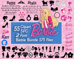 barbie svg bundle design