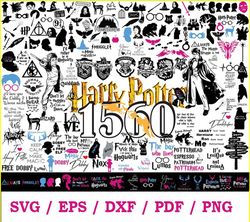 1560 harry potter svg bundle, harry potter svg, hogwarts svg