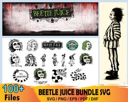 100 beetlejuice svg bundle, horror movie svg, horror svg