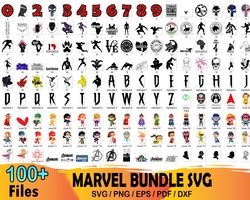 100 marvel bundle svg, spider man svg, spiderman bundle svg