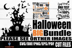 halloween svg big bundle , cut file ,printable vector, cricut , silhouette , instant download , commercial use digital d
