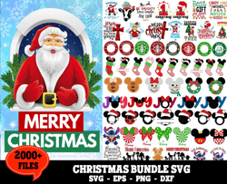 2000 files christmas bundle svg, christmas svg, disney svg