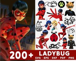 200 ladybug design bundle, trending svg, ladybug svg
