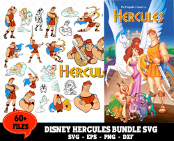 60 files disney hercules bundle svg, disney svg, hercules svg