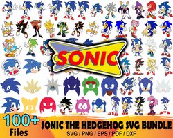 100 sonic the hedgehog bundle svg, sonic svg, sonic characters svg