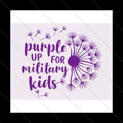 military children awareness shirt, purple up for military kids toddler shirt,