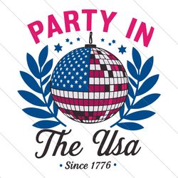 party in the usa svg,america png,disco ball png,american girly png,america png,4th of july png,fourth of july png