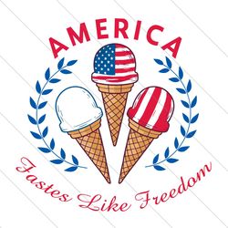 america tastes like freedom svg, america png, ice cream png, american girly png, america png, 4th of july png, fourth of