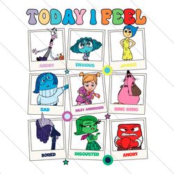 today i feel cartoon emotions friends png