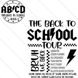 abcd back to school svg