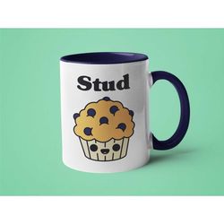mug for boyfriend, mug for husband, anniversary gift, mugs for men, stud muffin