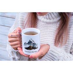 mountain therapy coffee mug | great gift idea for an outdoor, camping, hiking, nature or adventure lover!
