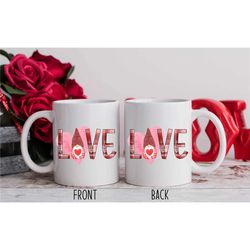 gnome 'love' personalized valentine's day mug / love valentine's mug / valentine's gift for her