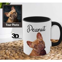 personalized pet mugs custom pet art mug using pet photo name custom dog mug dog coffee cup dog mom mug personalized cat