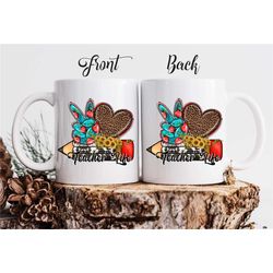 teacher life personalized mug / teacher appreciation gift