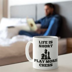 chess mug, chess player gift, unique chess mug, novelty chess mug, chess present, board game mug, chess player gift, gif