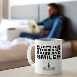 pilot mug, funny pilot gift, pilot presents, aviation gift, private pilot,pilot coffee mug, plane mug for husband, novel