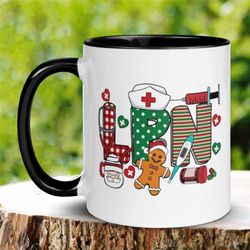 nurse gift, christmas gifts, lpn mug, christmas lpn mug, holiday lpn mug, licensed practical nurse mug, christmas mug, h