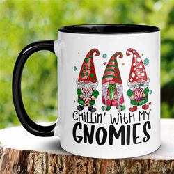 christmas gifts, christmas mug, garden gnome, christmas gnomes, holiday mug, merry christmas coffee mug, gnome mug, gnom