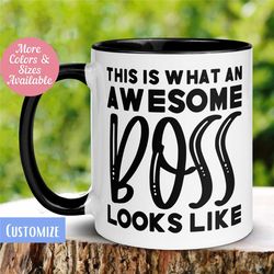 boss mug, this is what an awesome boss looks like coffee mug, best boss gift, boss day gift, gift for boss, best boss ev