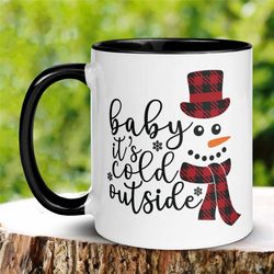 christmas gifts, christmas mug, funny mug, funny coffee mugs, holiday mug, christmas coffee mug, hot cocoa mug, baby its