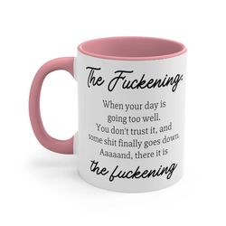 funny the fuckening ceramic coffee mug, 11 - 15 oz tea cup, best fuck sarcastic rude swear saying quote inappropriate, g