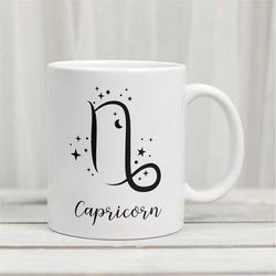 capricorn zodiac mug | zodiac coffee mug | capricorn | capricorn mug | capricorn gift | astrology mug | horoscope mug |