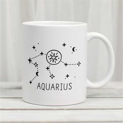 aquarius zodiac mug | zodiac coffee mug | aquarius | aquarius mug | aquarius gift | astrology mug | horoscope mug | pers