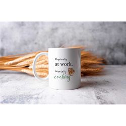 cooking present, home cook gift idea, chef gift for her/him, unique funny coffee mug, for boyfriend/girlfriend, coworker