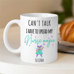 Custom Gift for Medical Assistant, Personalized Mug for RNs, Customizable Nursing School Gift, Caregiver, Unique Gift Fo