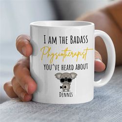 Personalized Mug for Physiotherapists, Custom Physio Cup, Unique Excercise Therapist Gift, Pediatric PT, Masseur Birthda