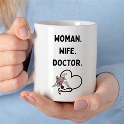 physician thank you gift, mug for doctors, urologist dad funny cup, birthday present for dr., student graduation gift, q