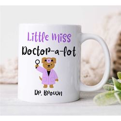 custom doctor mug, personalized general physician gift, unique gyn cup, medical intern, med grad present, student, cardi